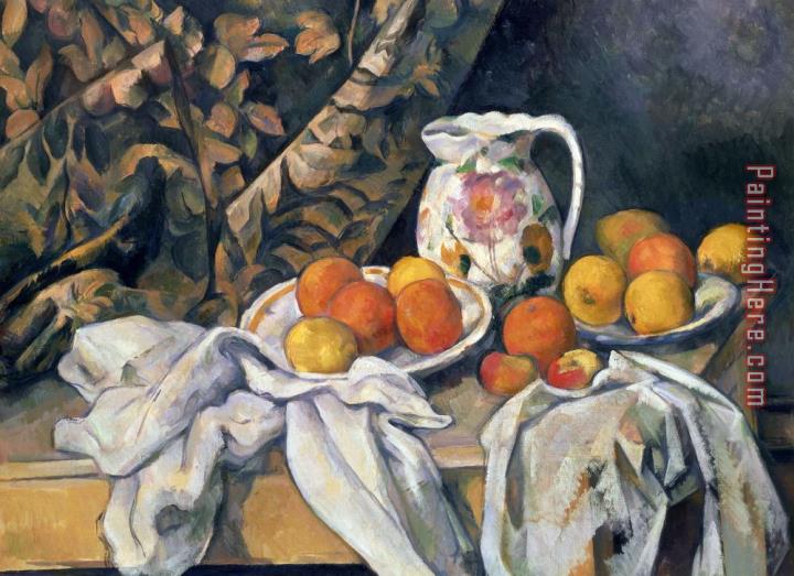 Paul Cezanne Still Life With Drapery